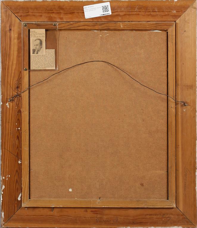 RUDOLF GOWENIUS, olja på pannå, signerad.