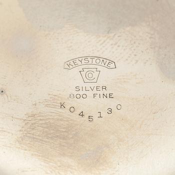 Fickur, Hamilton Watch Co, GCT Military watch, 52 mm,  silver (800), manuell, plastglas.