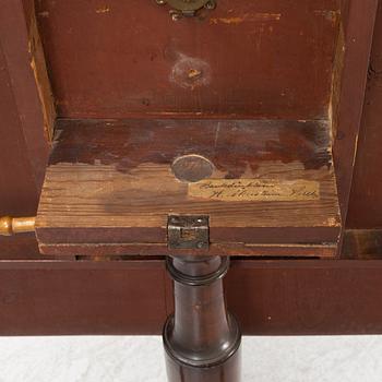 Fällbord, 1800-talets början.