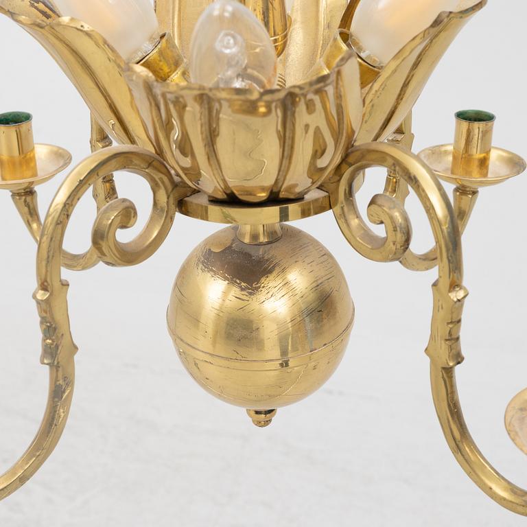 A chandelier, Firma Lars Holmström, Arvika.