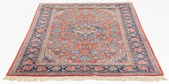 Rug, semi-antique Keshan. 205 x 142 cm.