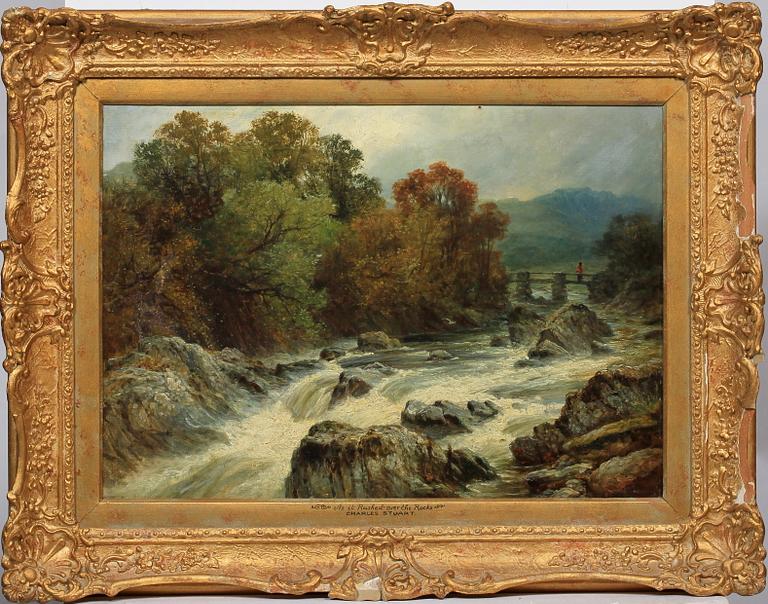 OKÄND KONSTNÄR, olja på duk, Charles Stuart, sign. 1800-talets andra hälft.