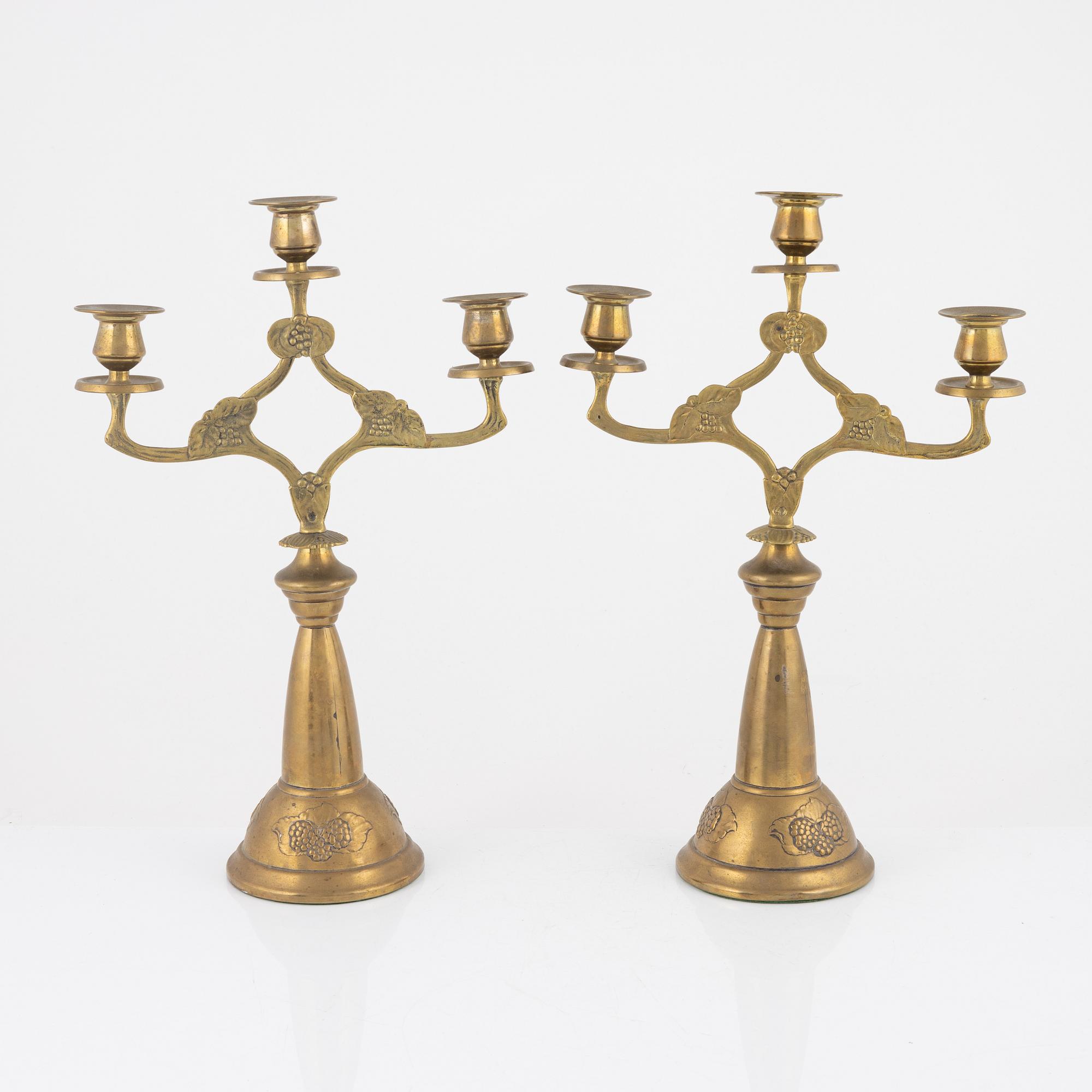 Kandelabrar, Jugend, tidigt 1900-tal.