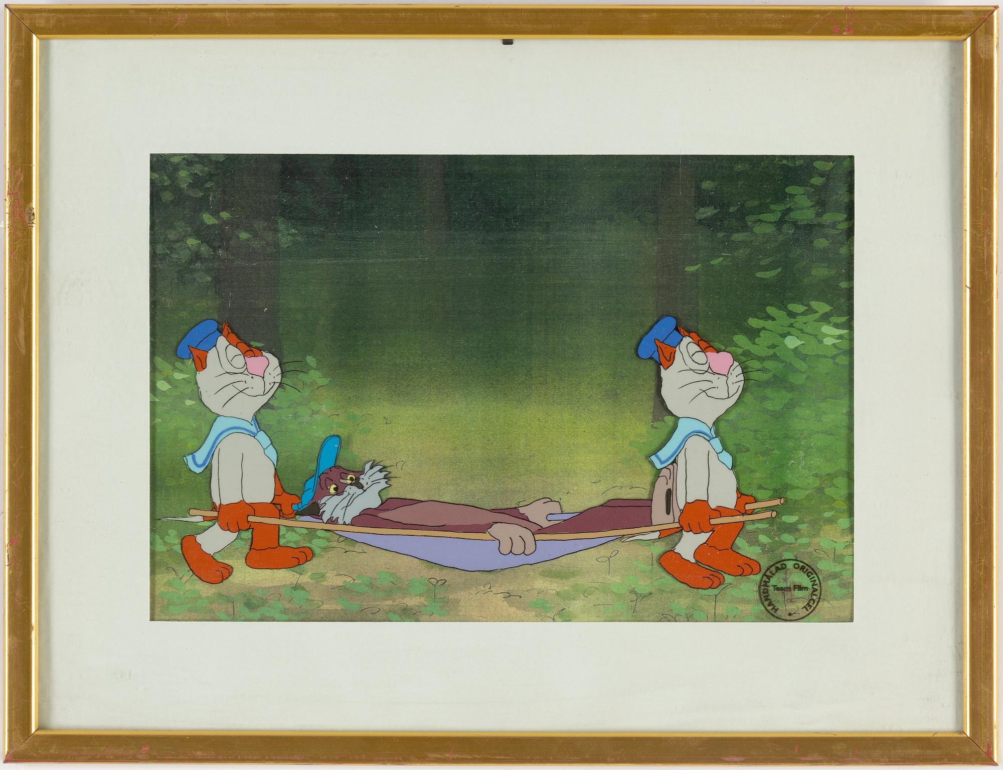 FILMCELLER, 14 stycken, original, ur "Pelle Svanslös", Team Film.