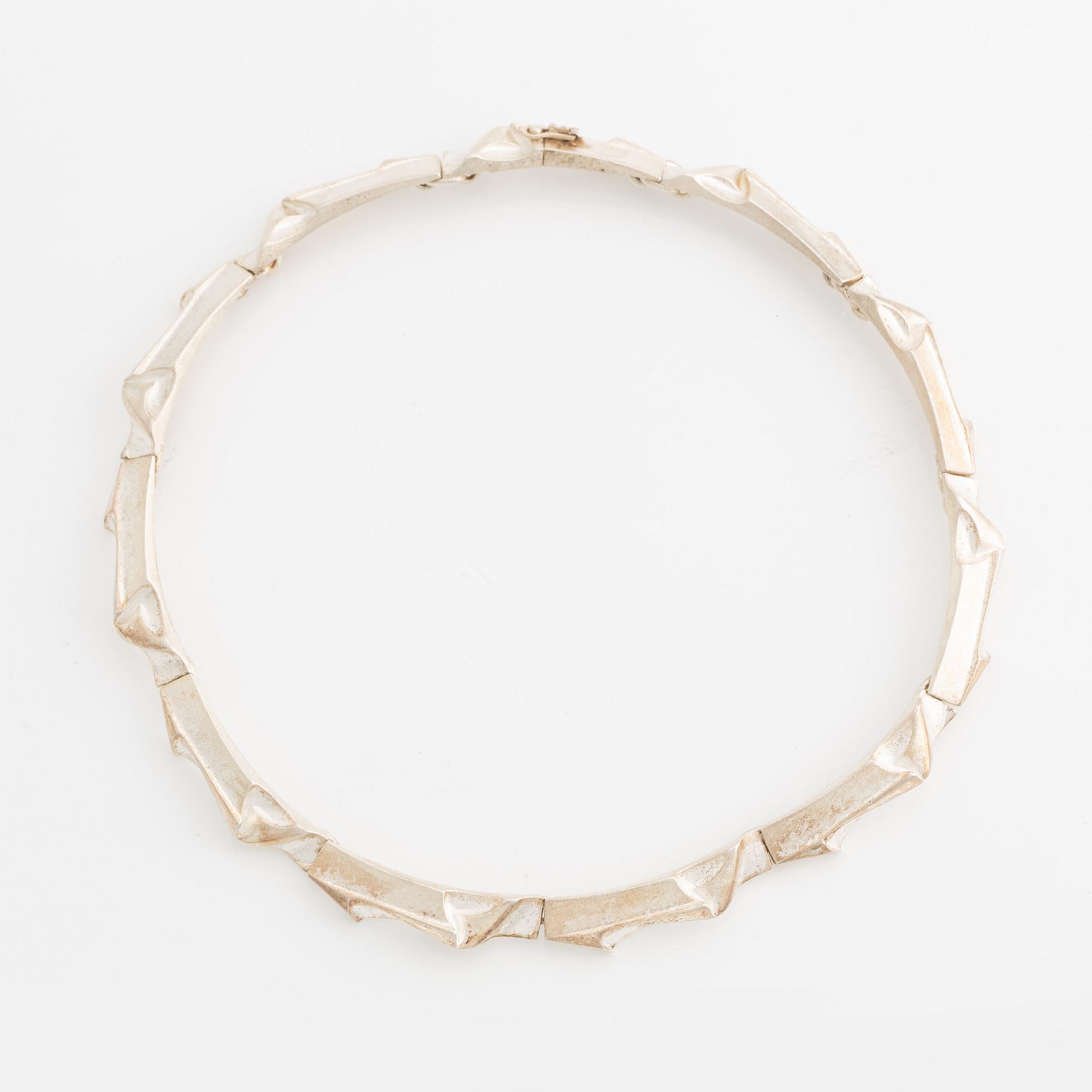 Collier, sterlingsilver, Lapponia, Finland 1994.