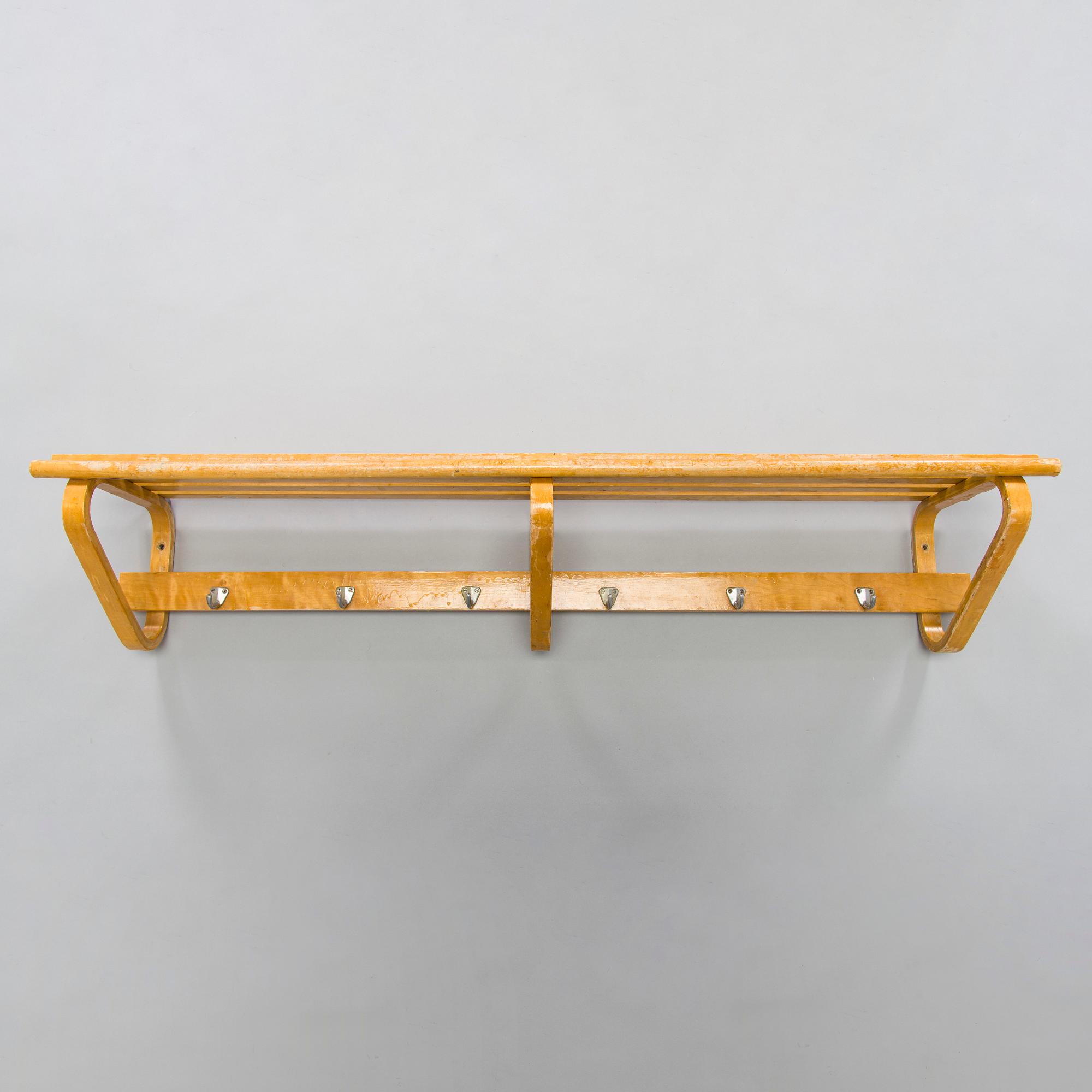 Alvar Aalto, a 1950s coat rack for O.Y. Huonekalu- ja Rakennustyötehdas A.B Finland.