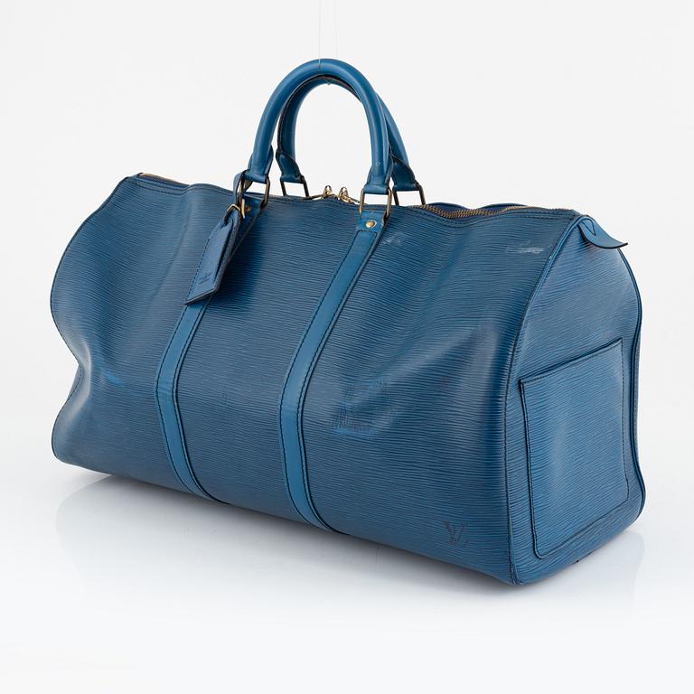 Louis Vuitton, weekendbag "Keepall Epi 50", 1989.
