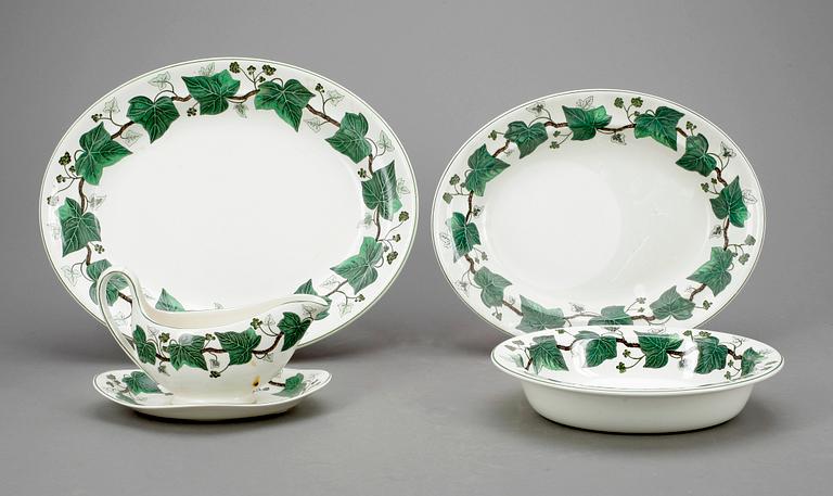 MATSERVIS, 102 delar, porslin, "Napoleon Ivy", Wedgwood.