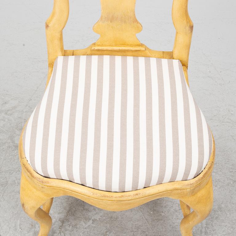 Stol, rokoko, 1700-talets andra hälft.