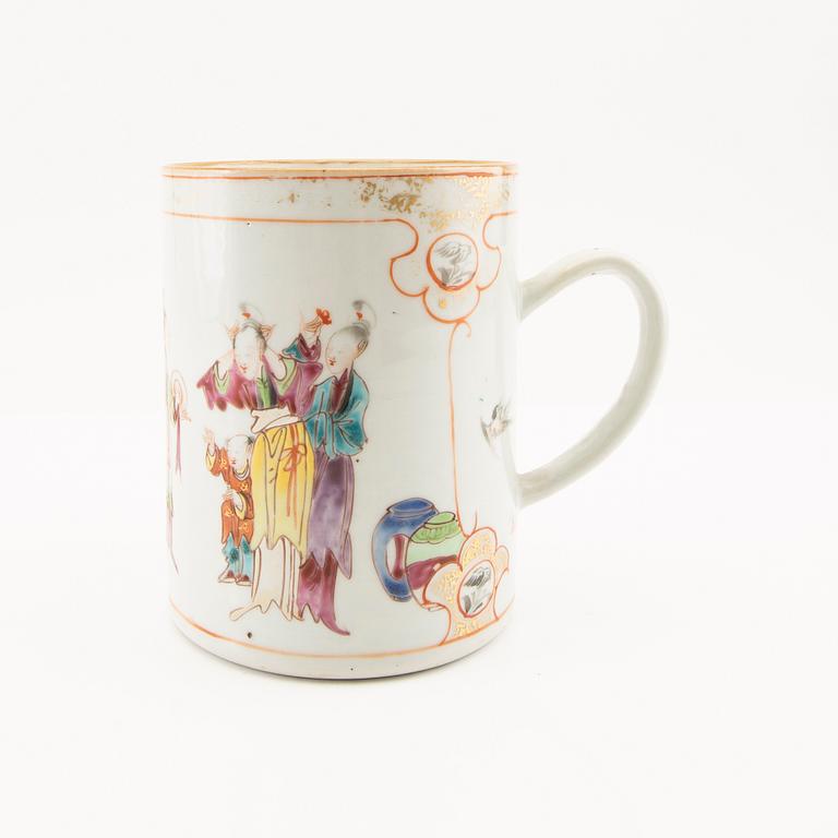 Mugg Kina 1700-talets andra hälft, porslin.