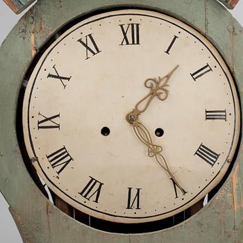 An early 19th century folk art floor clock from Ångermanland.