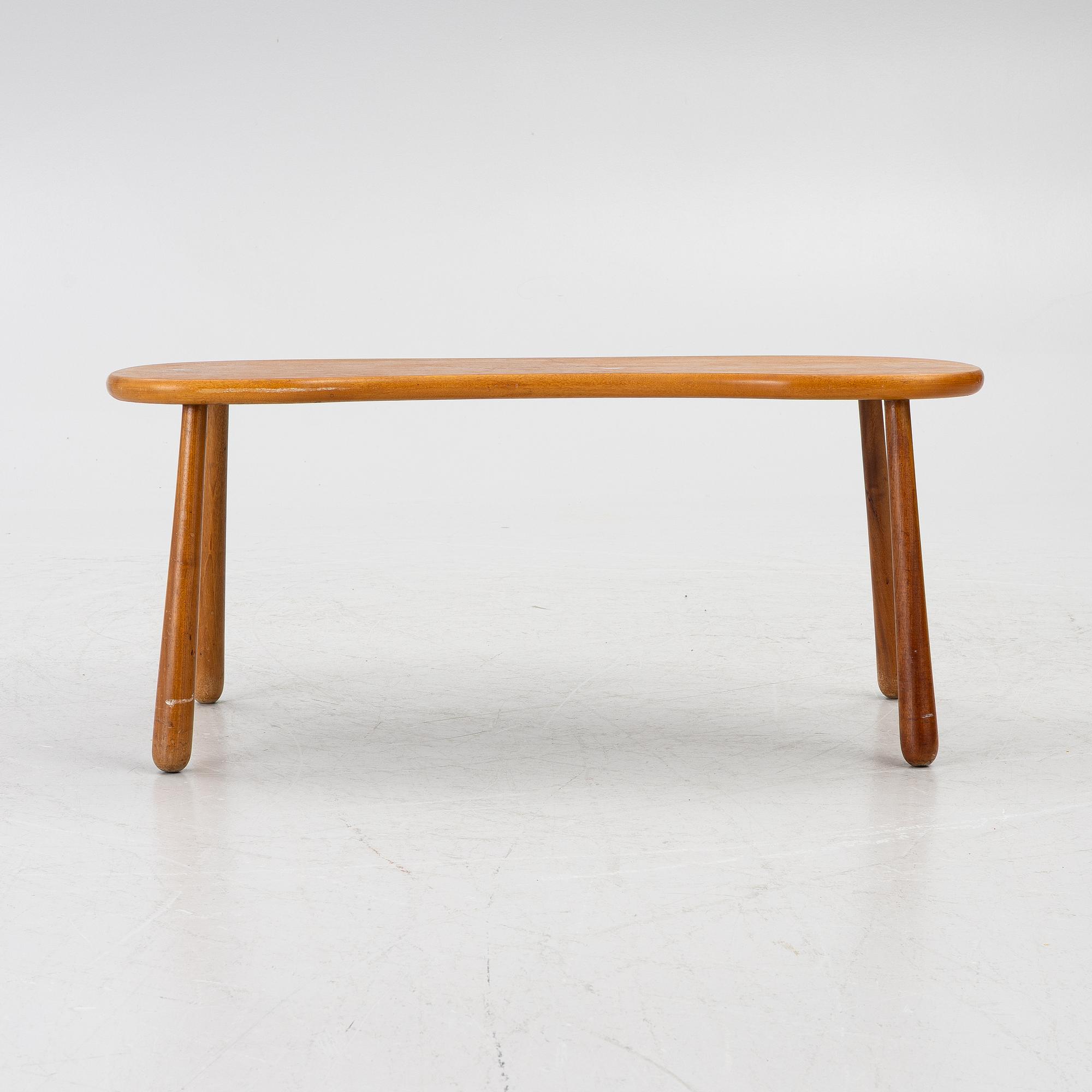 Josef Frank, Stool, model B1034, “Mjölkpallen”, Firma Svenskt Tenn, pre-1985.