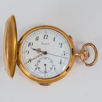 POCKET WATCH, 56,5 mm, chronograph, repeating,