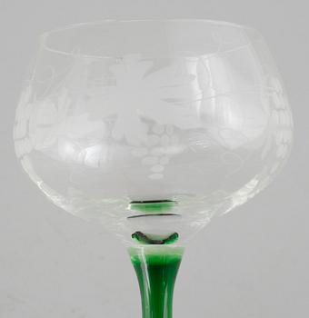 REMMARE, 12 st, glas, Kosta Boda, 1900-tal.