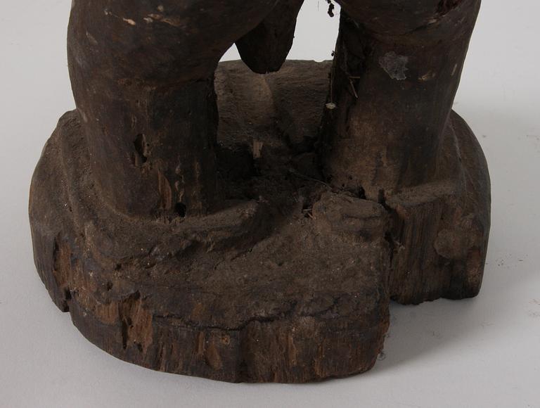 SKULPTUR, trä, trol, Hemba, Kongo Kinshasa.