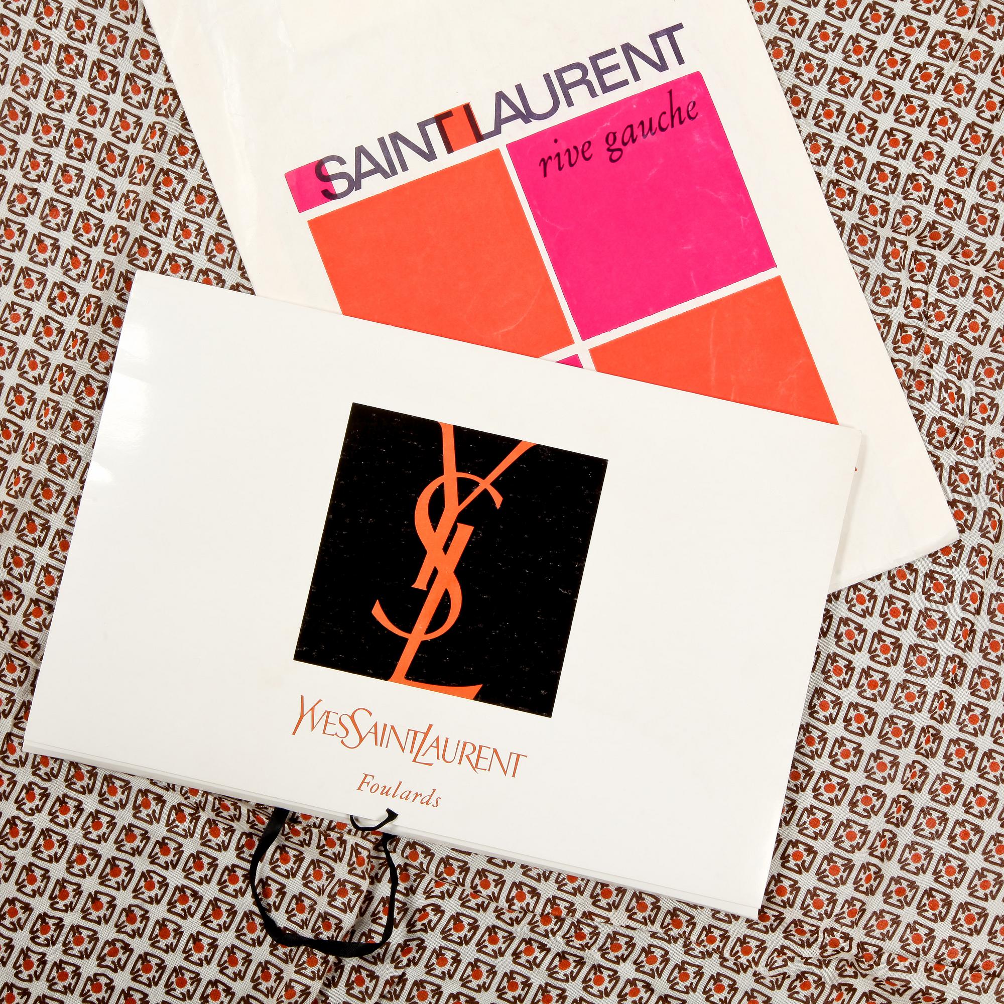 SCARF, Yves Saint Laurent, Paris, 1970-tal.