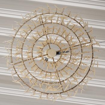 VERNER PANTON, a 'Fun Lamp' ceiling light.