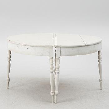 Matbord, 2 delar, 1800-tal.