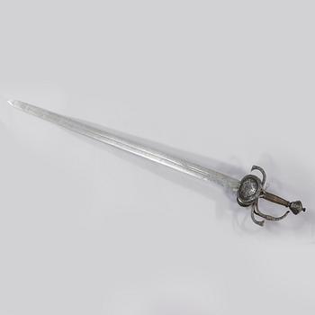 A sword, possible 17th century.