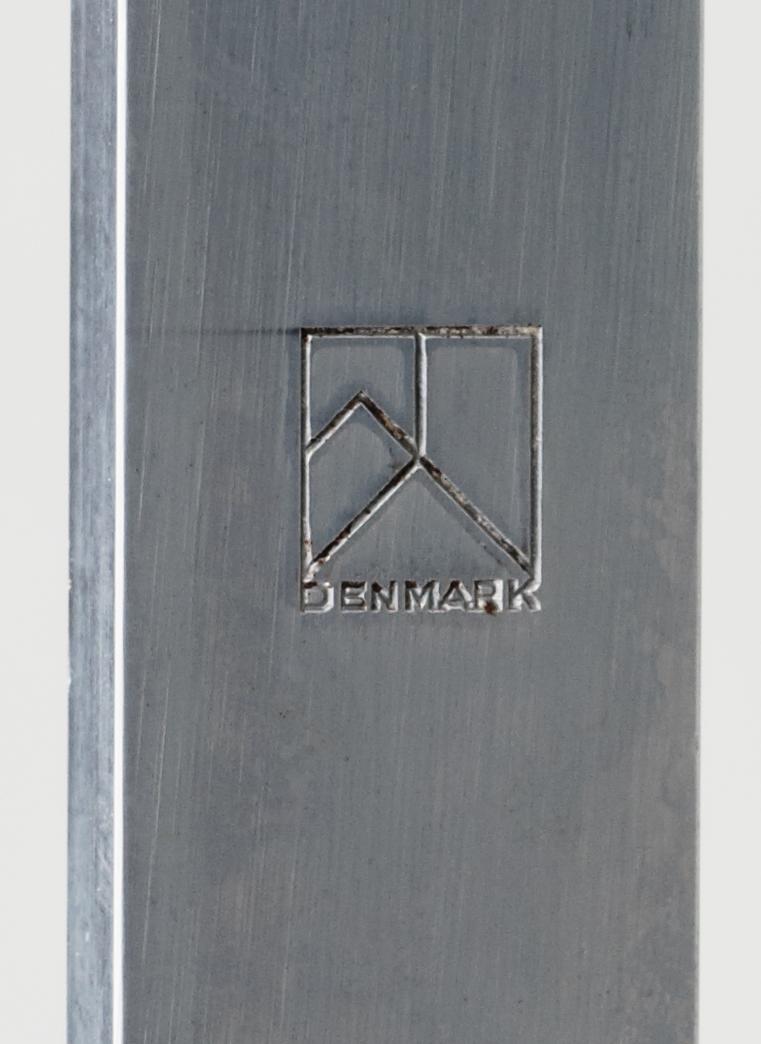 A Poul Kjaerholm 'PK-61' steel and slate sofa table, E Kold Christensen, Denmark, maker's mark in the steel.