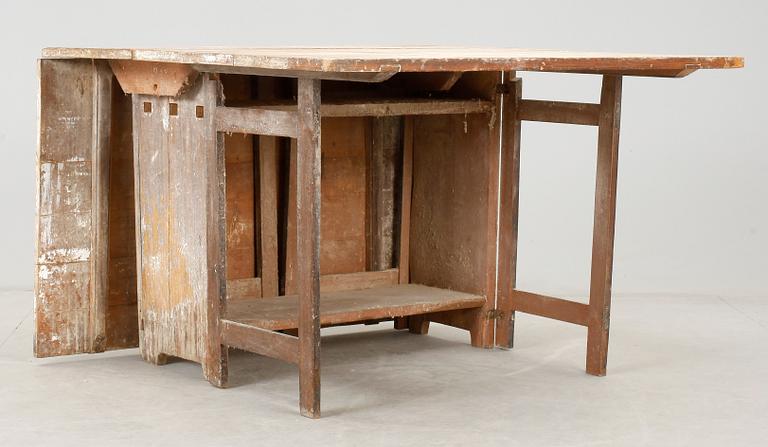 SLAGBORD, allmoge, 1800-tal.