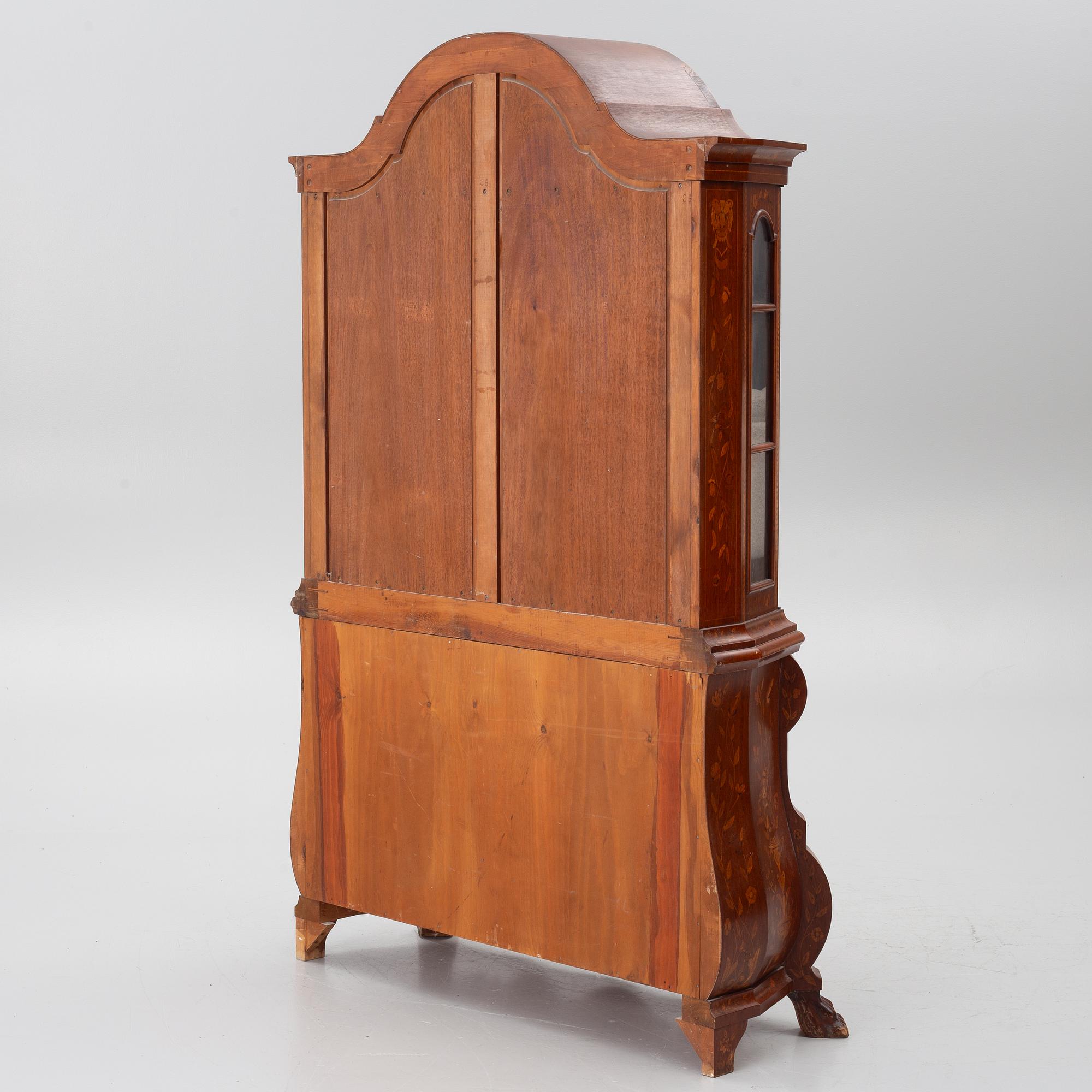 Display cabinet, Holland, Louis XV style, circa 1900.
