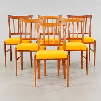 Six 1950/60s chairs.