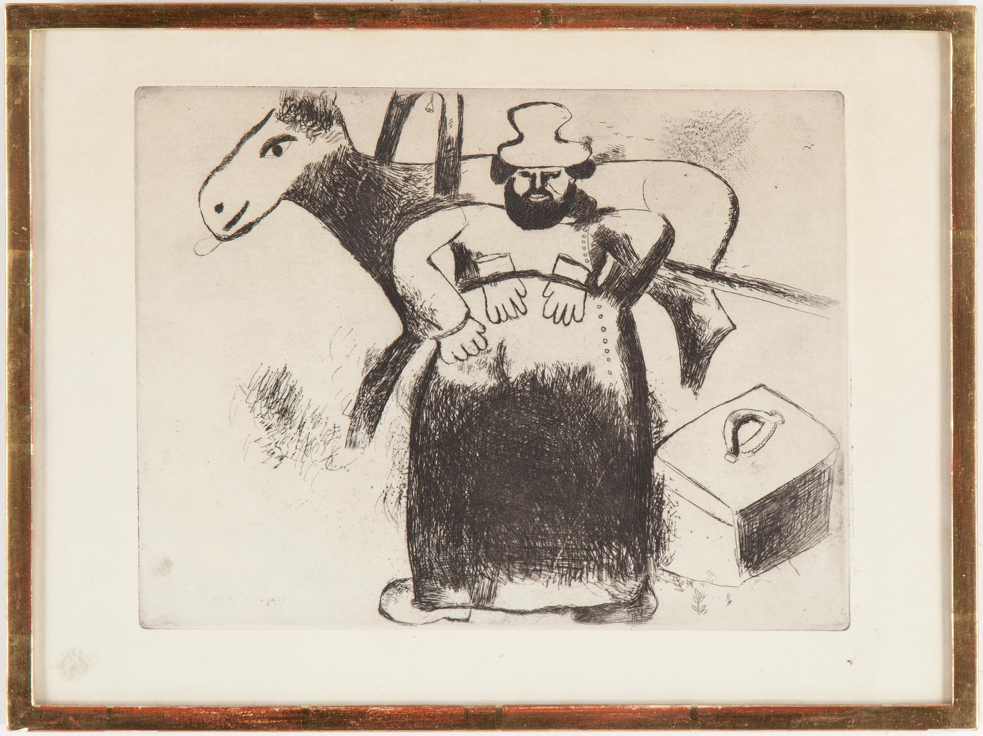MARC CHAGALL, etsning, signerad i plåten.