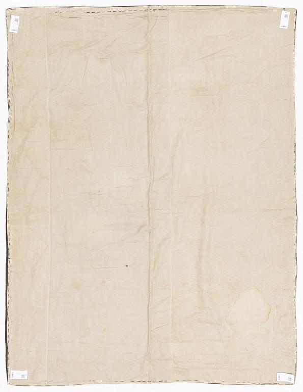 A french, Napolelon III, Aubusson carpet in tapestry weave, ca 242 x 187 cm.