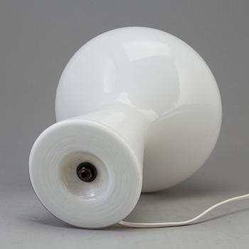 A 'Zaffiro Fungo" glass table light by Massimo Vignelli/Paulo Venini, Italy.