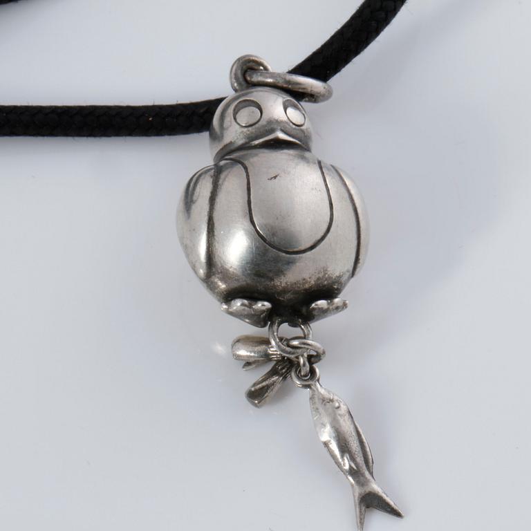 A pendant, "My friend" by Ole Lynggaard.