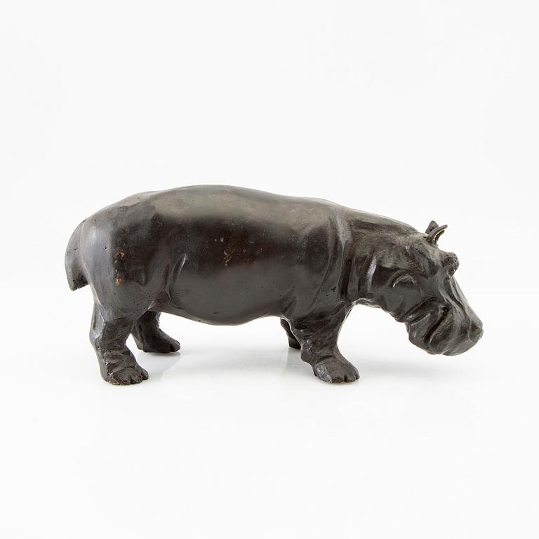 Decorative sculpture Hippopotamus.