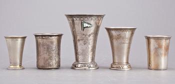 PARTI SILVER, 11 delar, 1900-tal. Vikt ca 332 gr.