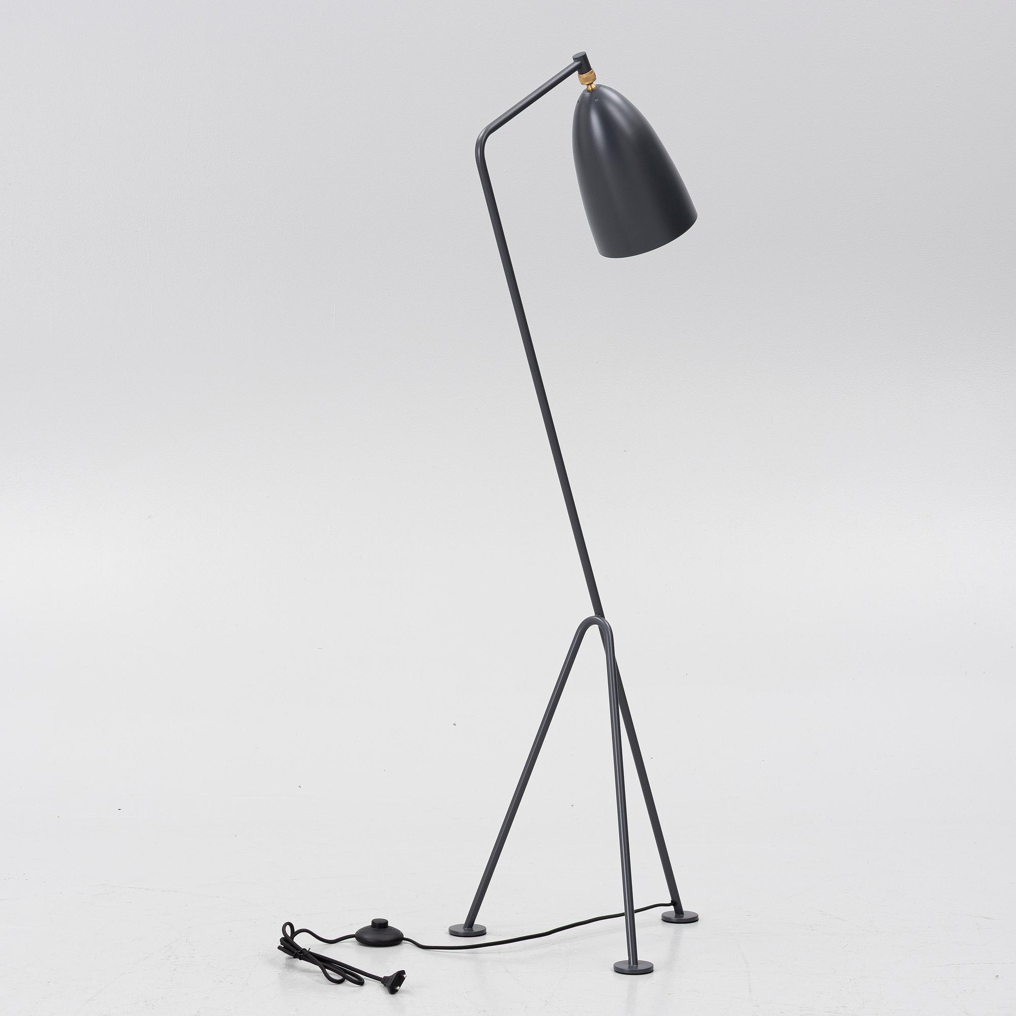 Greta Magnusson Grossman, Floor lamp, 'Grasshopper', GUBI, Denmark.