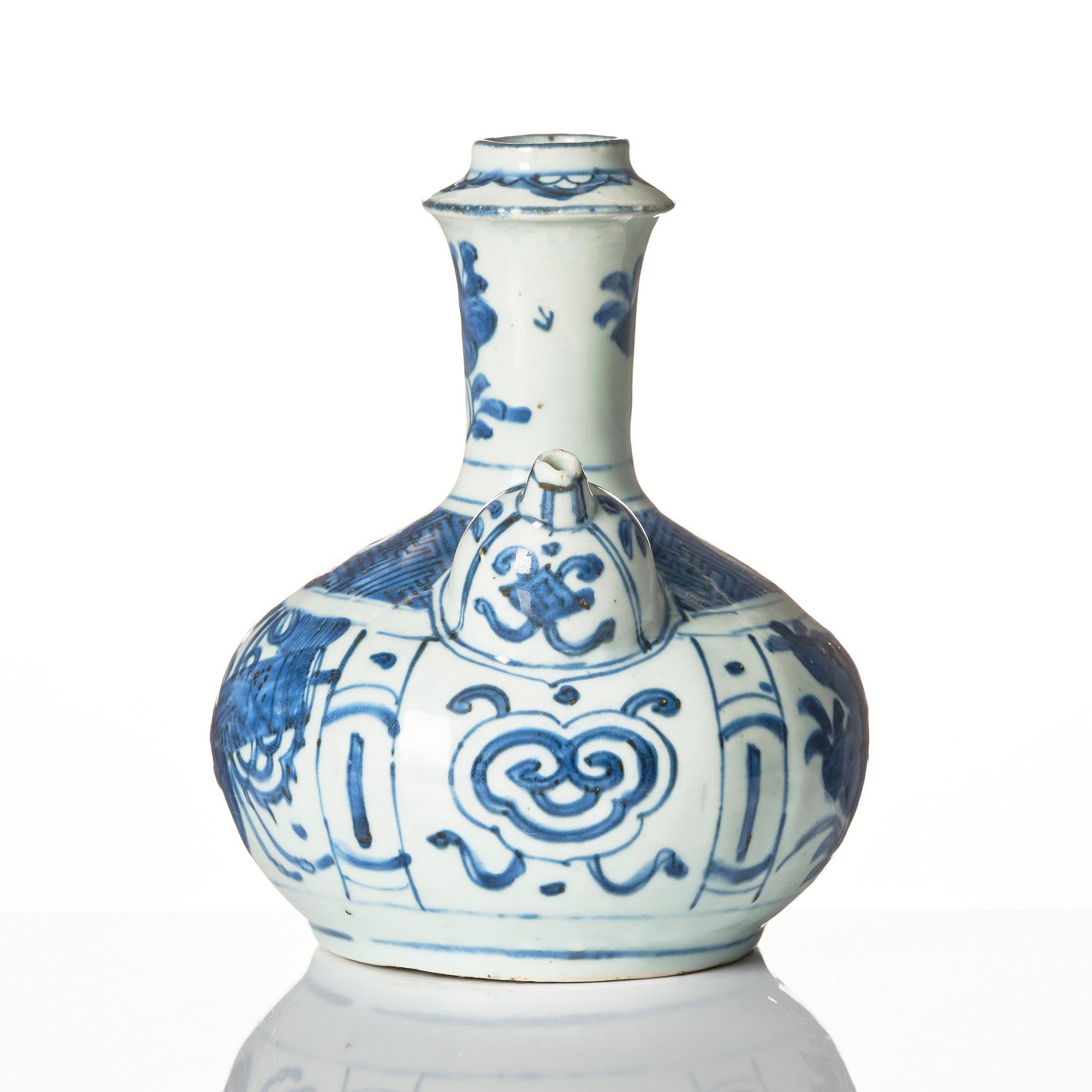 Kendi, porslin. Mingdynastin, Wanli (1572-1620).