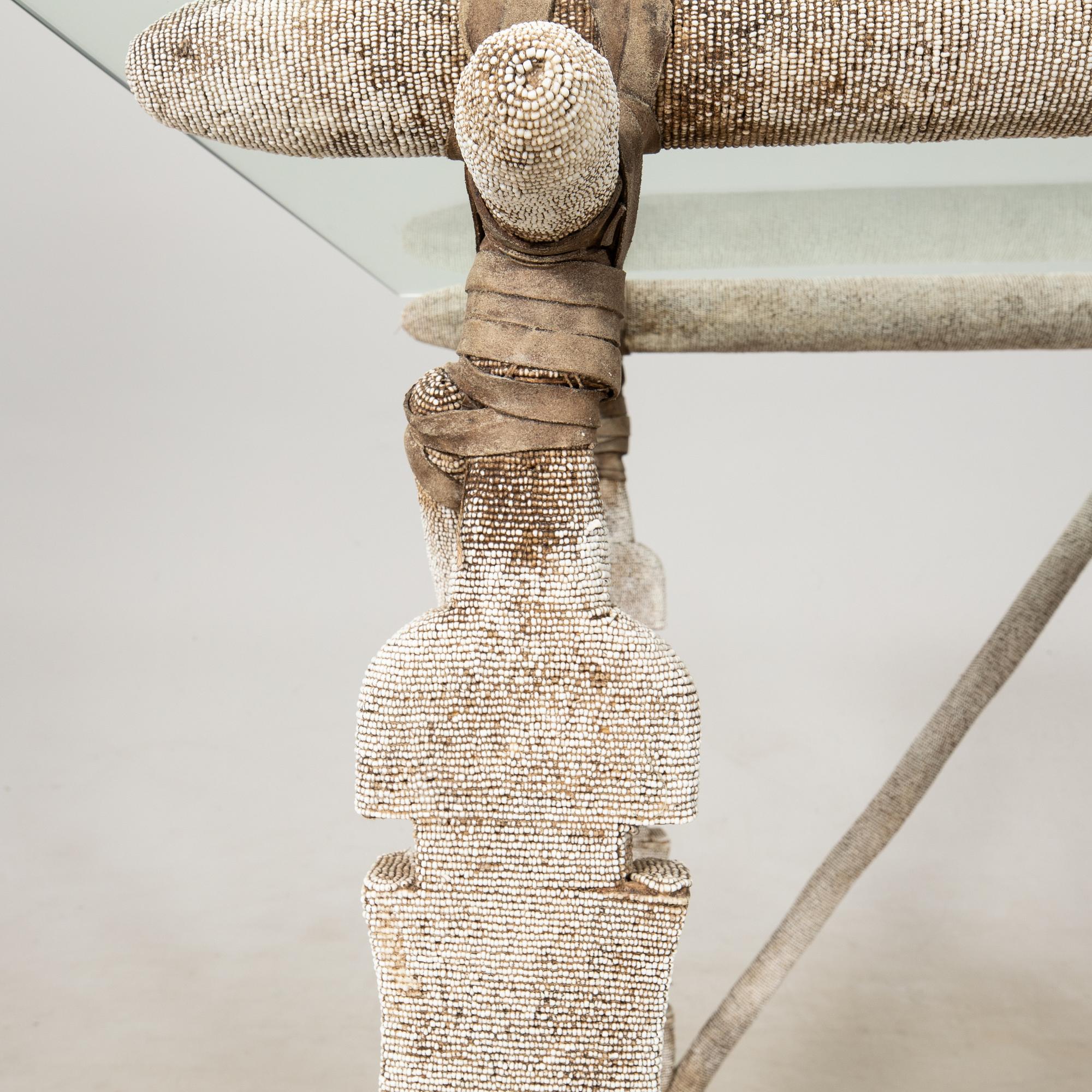 Adama Kones, table, so-called Tuareg Table, Mauritania & South Africa, mid-20th century.