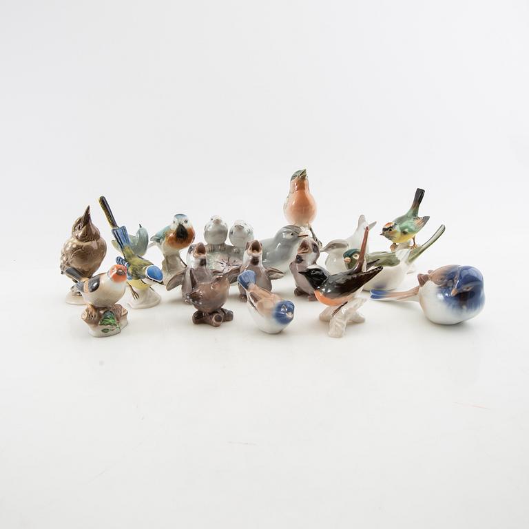 Figurines 18 pcs mostly Germany 20th century porcelain.