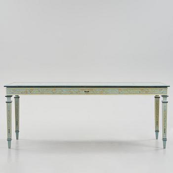Carl Malmsten, a grand Swedish Grace dining table, cabinetmaker Albin Johansson, Stockholm, for Villa Kvikkjokk, 1927.