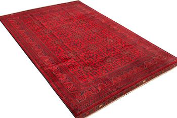 An Afghan Mamluk carpet, c. 292 x 204 cm.