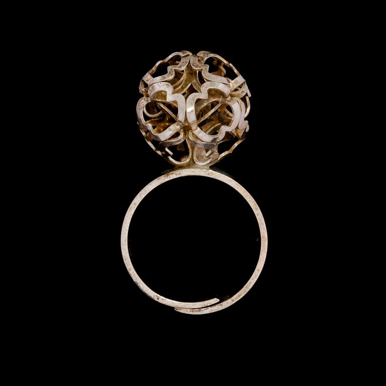 RING, silver, Guldfynd, Solna. Vikt 6 g.