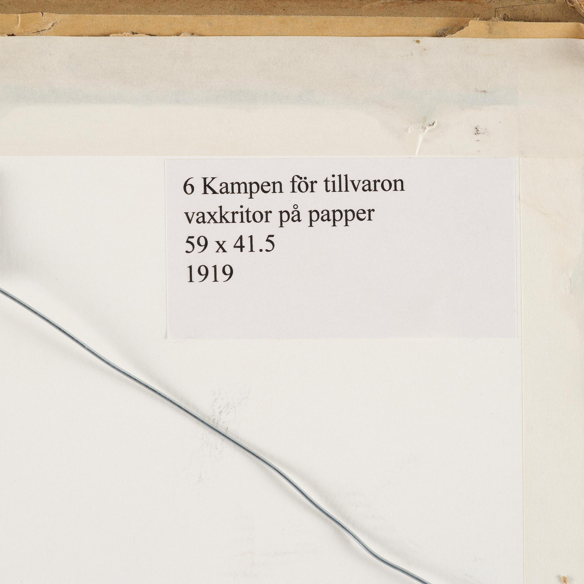 Eric Johansson, "Kampen för tillvaron".