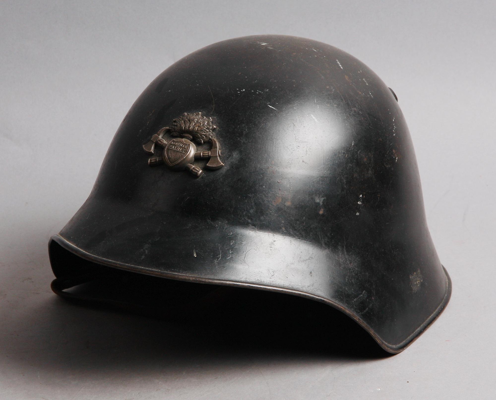 BRANDMANSHJÄLM, Schweiz, 1900-tal.