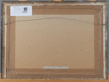 KAPTENS TAVLA gouache, monogramsignering.