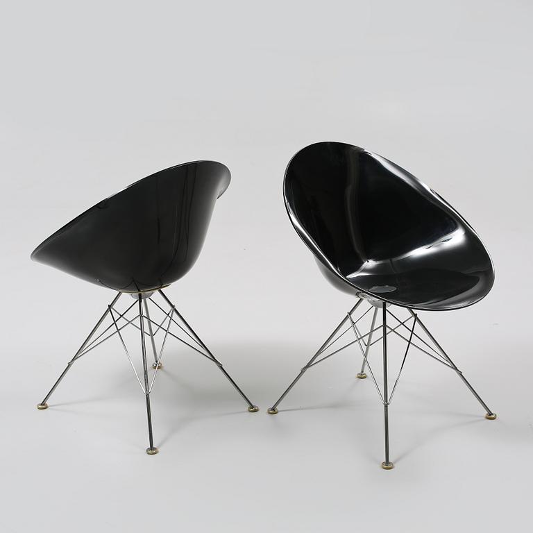 STOLAR, ett par, "Eros", Philippe Starck för Kartell, Italien, 1900-/2000-tal.