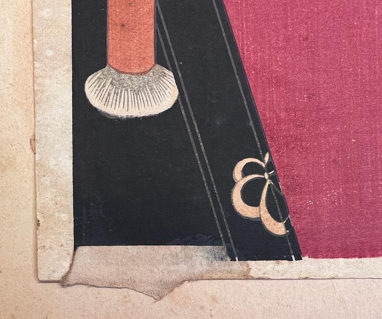 Ito Shinsui, "Mayuzumi" (Blackening the eyebrows).