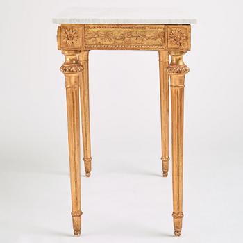 Konsolbord, Stockholmsarbete 1700-talets senare del, Gustavianskt.