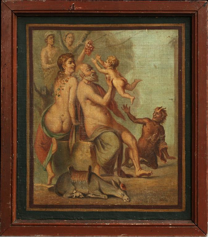 OKÄND KONSTNÄR, olja på duk, 1800-tal.