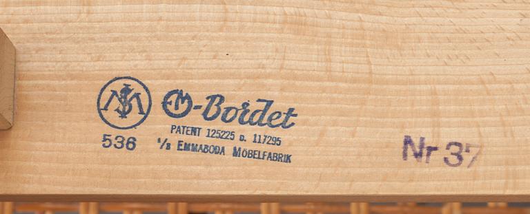 Bord, "EM-bordet", Emmaboda Möbelfabrik.