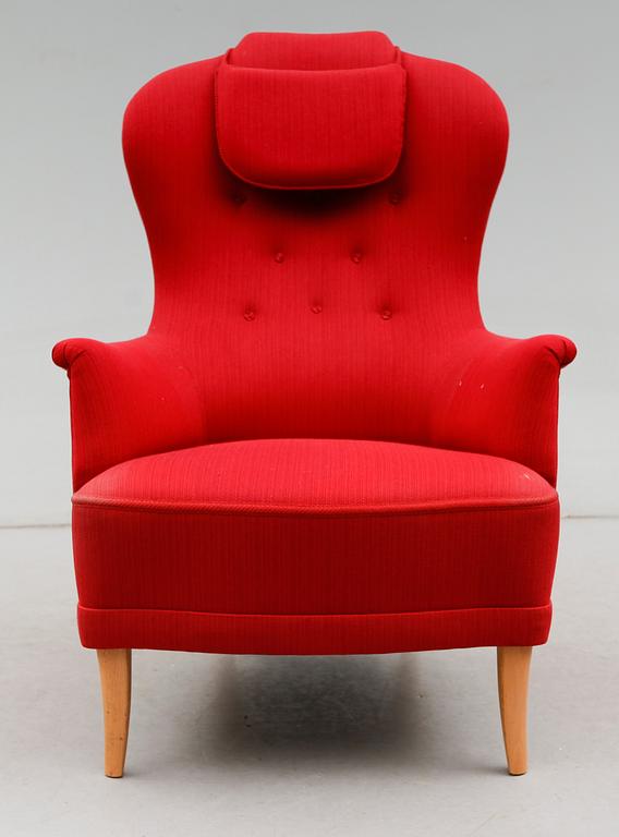 FÅTÖLJ, "Farmor", Carl Malmsten, 1900-talets andra hälft.