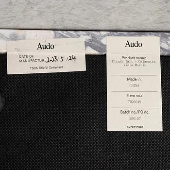 Norm Architects, pedestal/side table, "Plinth Tall", Audo Copenhagen.